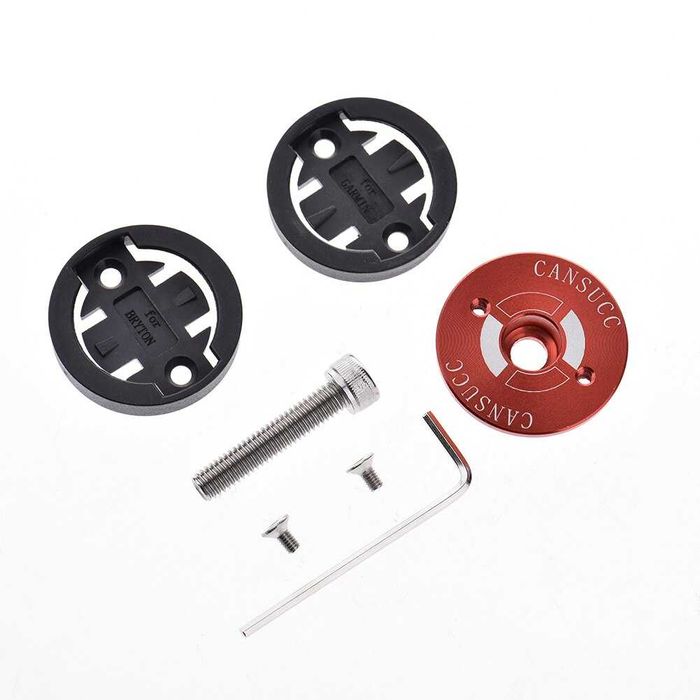 Uchwyt do liczników GARMIN BRYTON czerwony na korek sterów