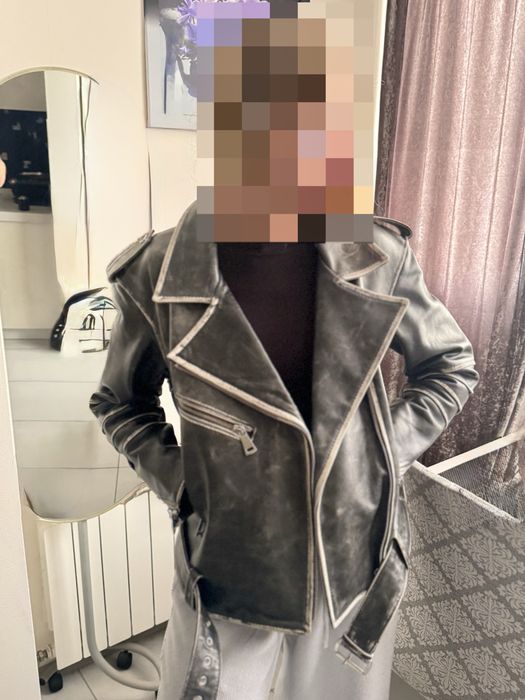 Продаж, шкіряна куртка Gots Label (оригінал)
