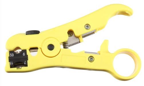 Descarnador Cabo Coaxial RG59/RG6/RG7/RG11 e UTP