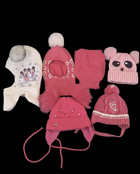 Дитячі шапки від 0/4років,всі по 50грн,