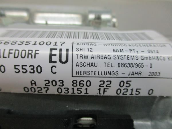 Airbag lateral frente direita MERCEDES-BENZ Classe C Coupé (CL203)