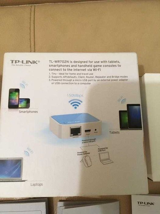 Безпроводной маршрутизатор роутер  Точка доступу TP-Link TL-WR702N