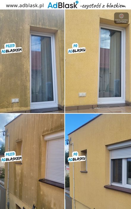 Mycie i czyszczenie • Kostki brukowej / polbruku • Elewacji Soft Wash • Dachów