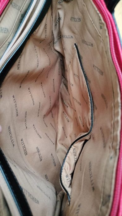 Wittchen Damska shopperka z ekoskóry czerwono czarna