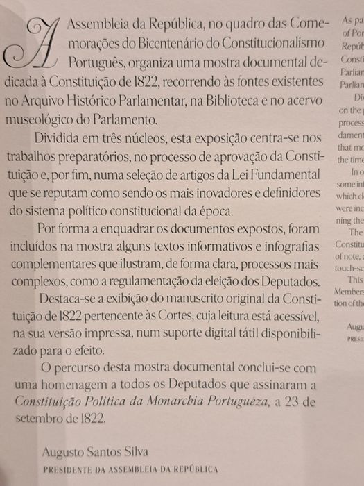 A Primeira Constituição Portuguesa 1822