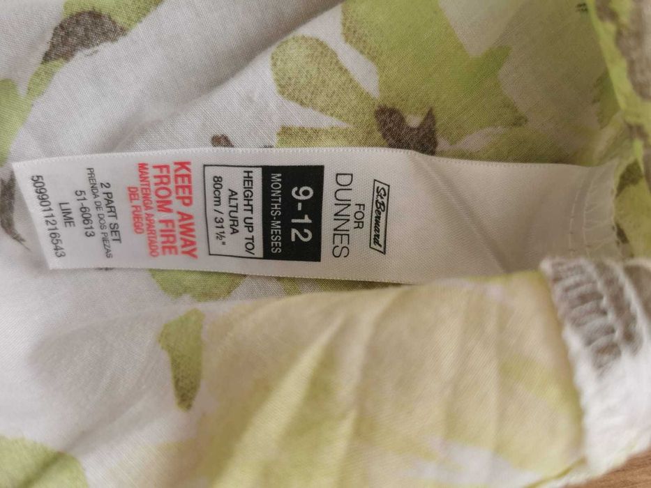 Sukienka letnia rozmiar  9 do 12 mcy
