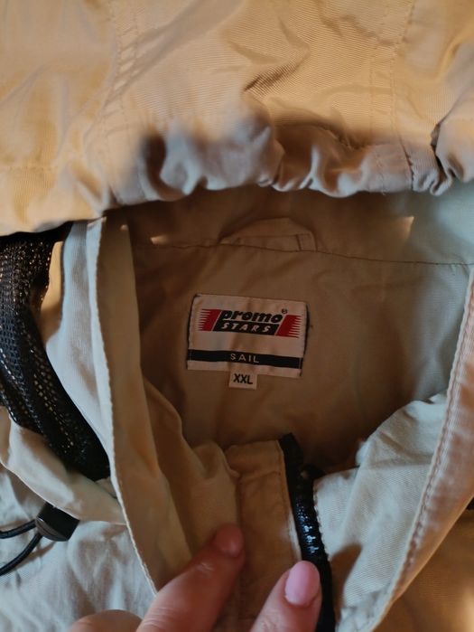 Męska kurtka wiatrówka promo stare sail gerling XXL 42 beżowa kurtka,
