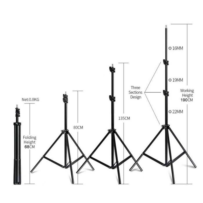 Soft Box para Fotografia com Luzes e Tripé Novo