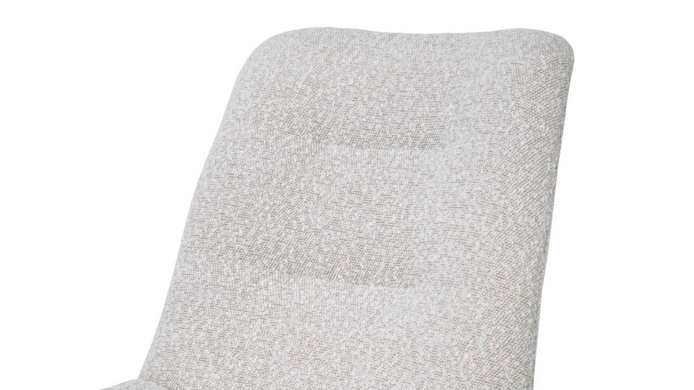 Krzesło Falco krzesło w tkaninie boucle Ascot Pearl