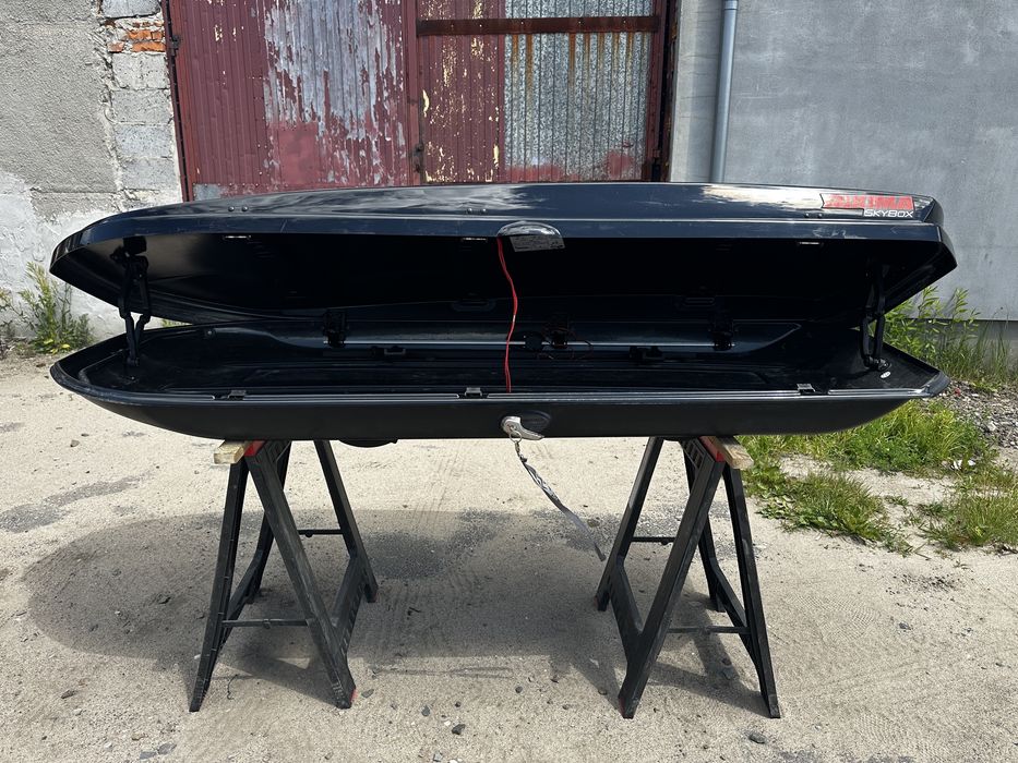 Yakima SkyBox LoPro bagażnik/box/kufer dachowy 234x90x29 cm dwustronny