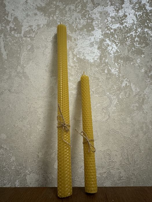 Свічка з натуральної вощини