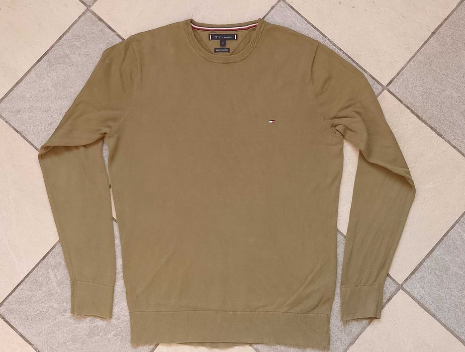 Джемпер Tommy Hilfiger чоловічий светр розмір M преміальна бавовна