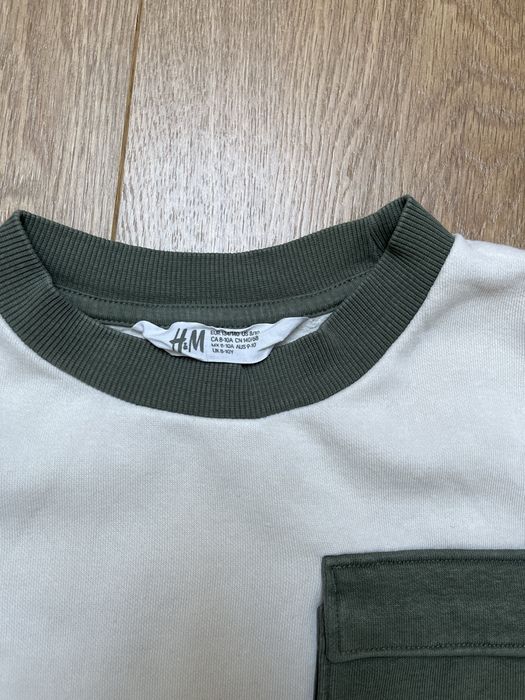 Bluza dresowa 134/140 H&M oversize