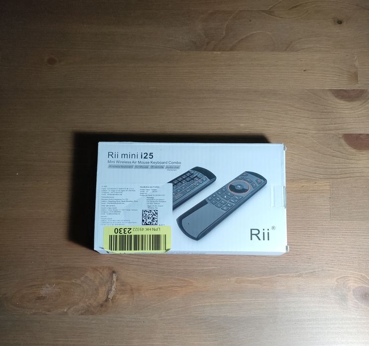Comando wireless com teclado
