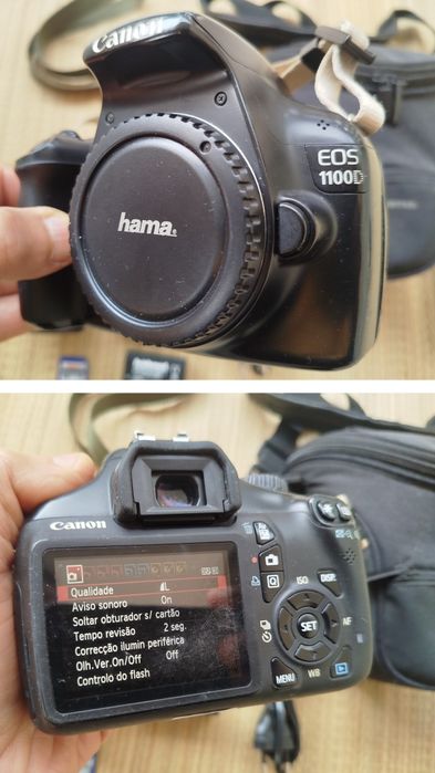 Canon 1100d + 18-55mm + memory card + camera bag64750549718017121