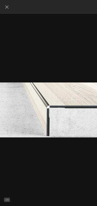 Listwy do wykończenia schodów panelami winylowymi