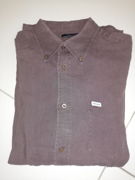 Camisa de linho Façonnable T-XL