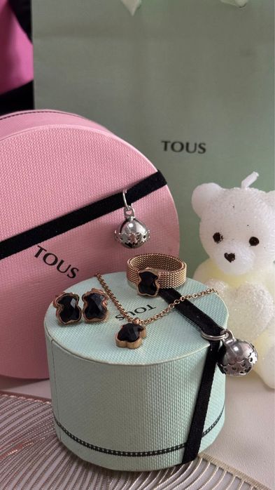 Zestaw z motywem misia tous logowany