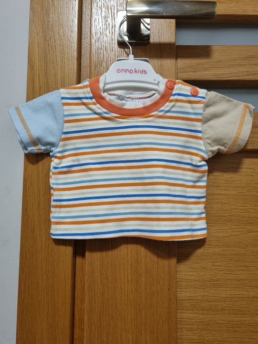 Koszulka w kolorowe paski - 62