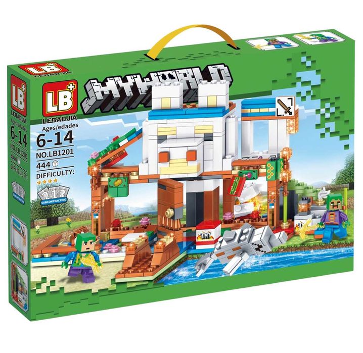 Лего Майнкрафт Храм Ламы, 444 детали. MINECRAFT