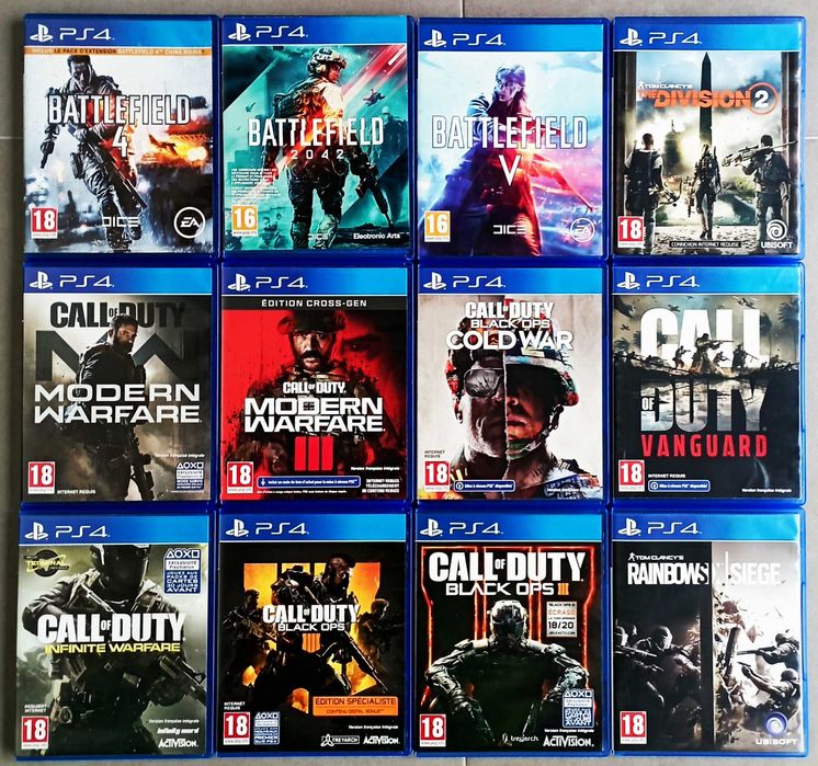 Jogos Guerra Playstation 4 e 5 (PS4 / PS5)