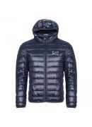 EMPORIO ARMANI EA7 włoska kurtka puchowa BLUE