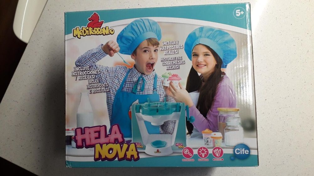 KIT com máquina para fazer gelados