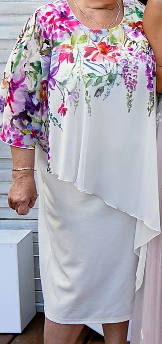 Sukienka biała duży rozmiar