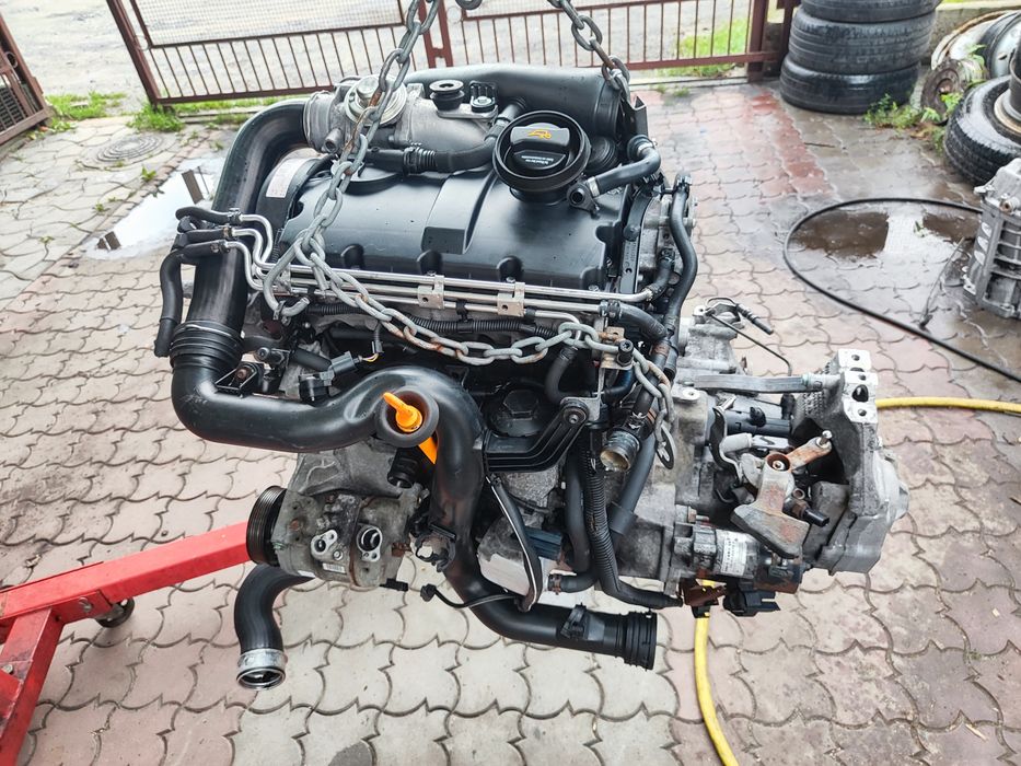 Мотор двигатель тоуран Touran 1.9 golf passat seat cadyy гольф пасад