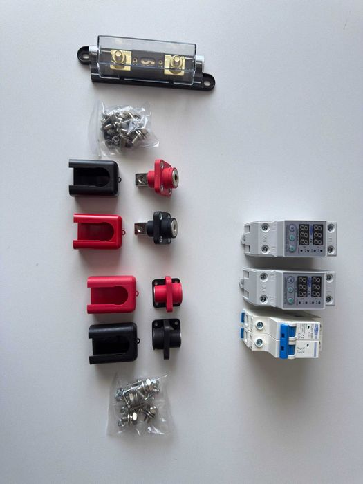 Реле напряжения Tomzn, проходные клеммы 200А, плавкий предохранитель