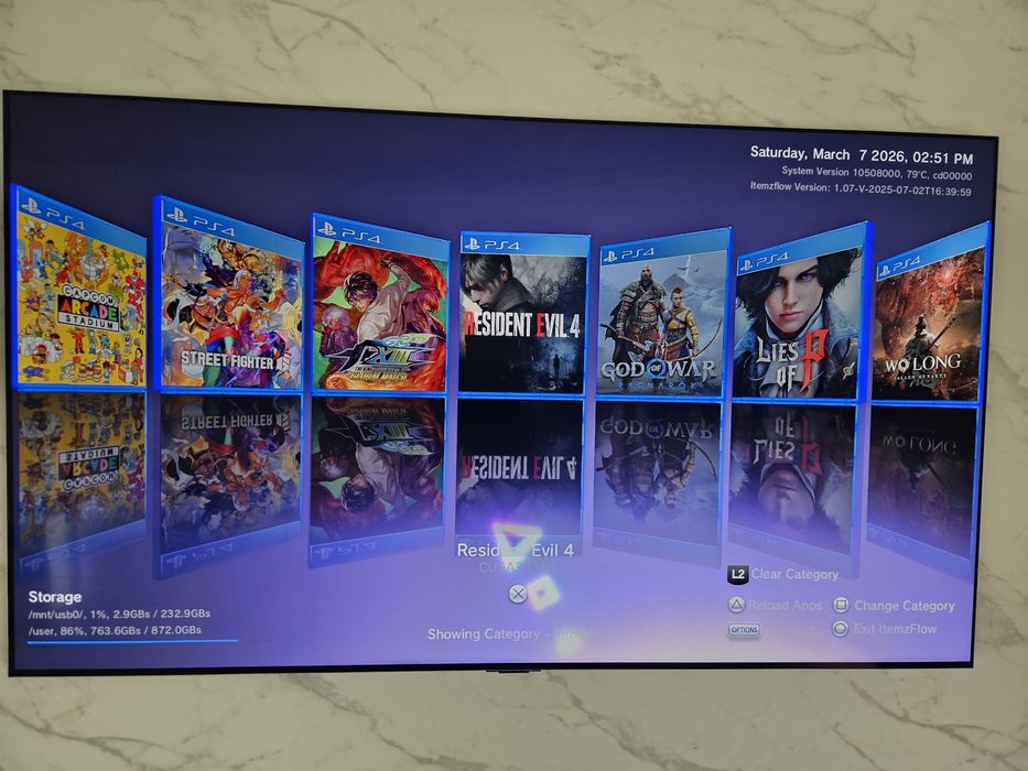 Playstation 4 slim 1tb Desbloqueada