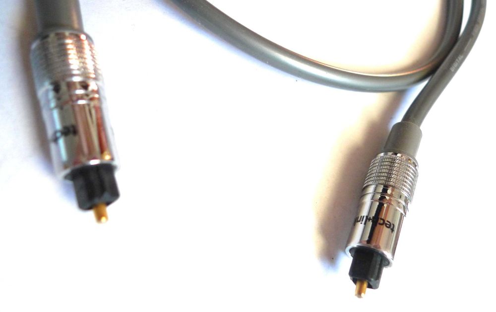 Kabel optyczny Tech+Link 1m do konsoli TV Pc SAT Blu-ray soundbar