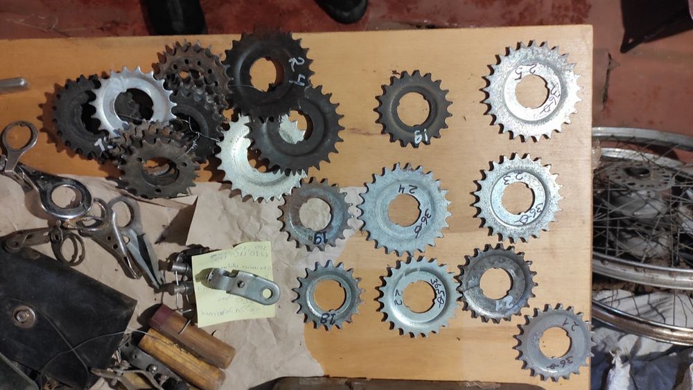 Вело вилки Минск ретро 17см. шток и Турист