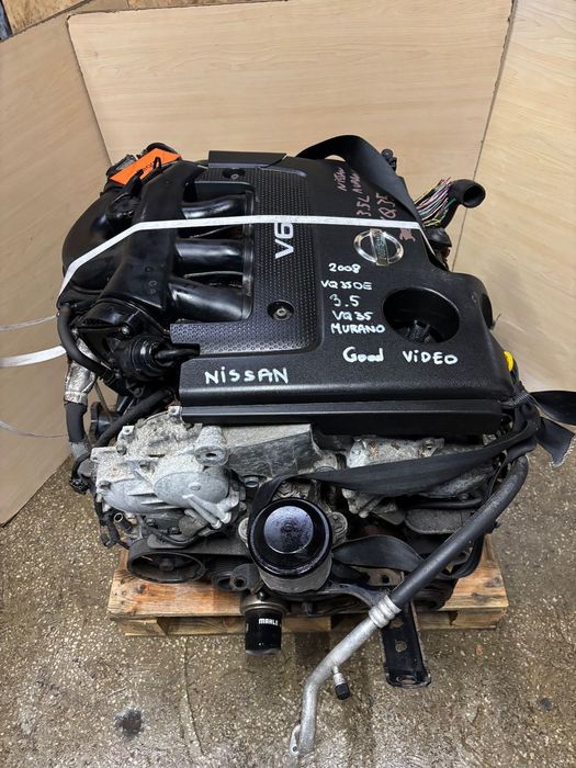 Silnik Nissan 3,5 V6 VQ35de  Murano Pathfinder Navara kompletny film video eBay