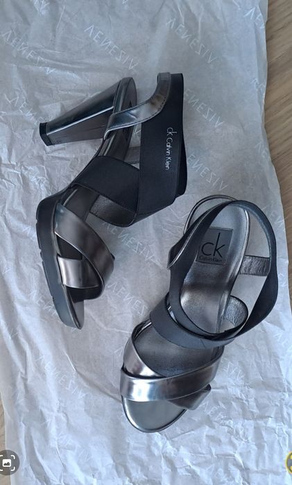 Eleganckie buty z paskami, Calvin Klein