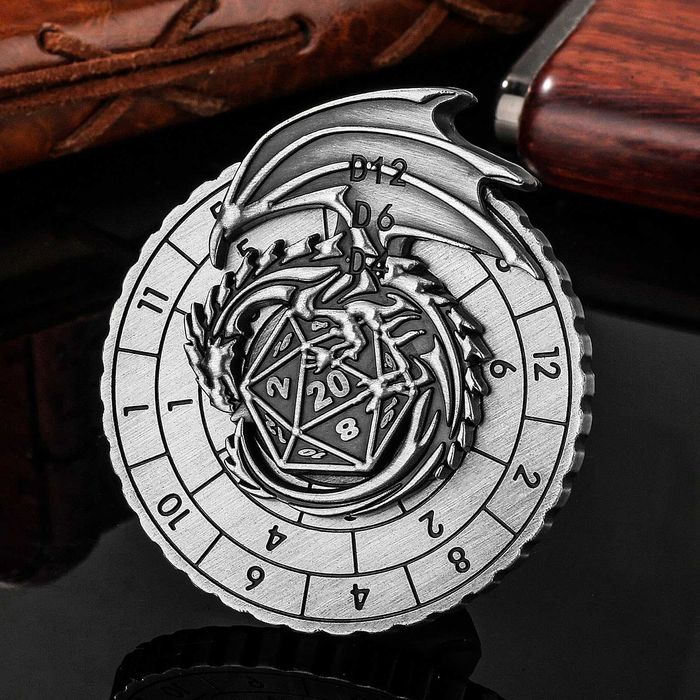 Металевий спіннер-ролер для гральних кісток