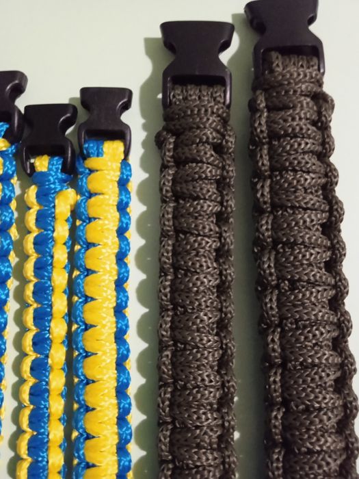 Продам браслети з паракорду