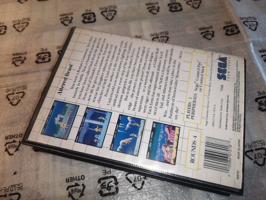 Altered Beast SEGA MASTER SYSTEM gra (komplet) testowana