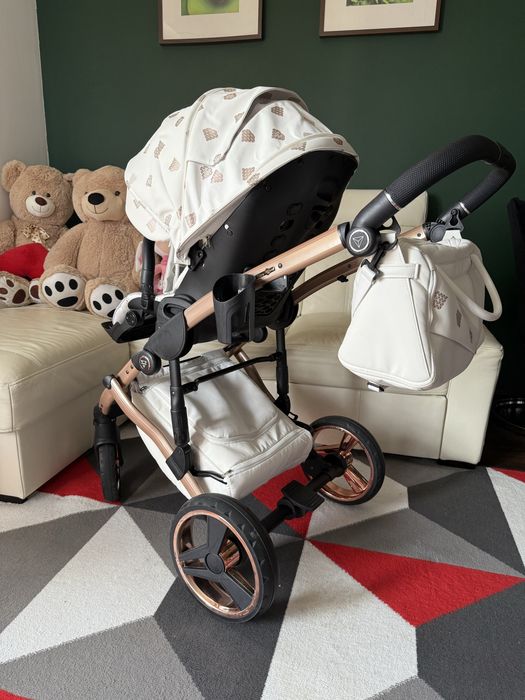 Wozek dzieciecy Junama 3w1 super stan!!