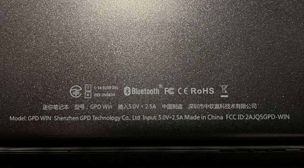 GPD WIN 1 Mini Laptop