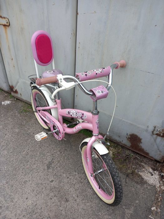 Дитячий велосипед для дівчини 16" (4-6років).