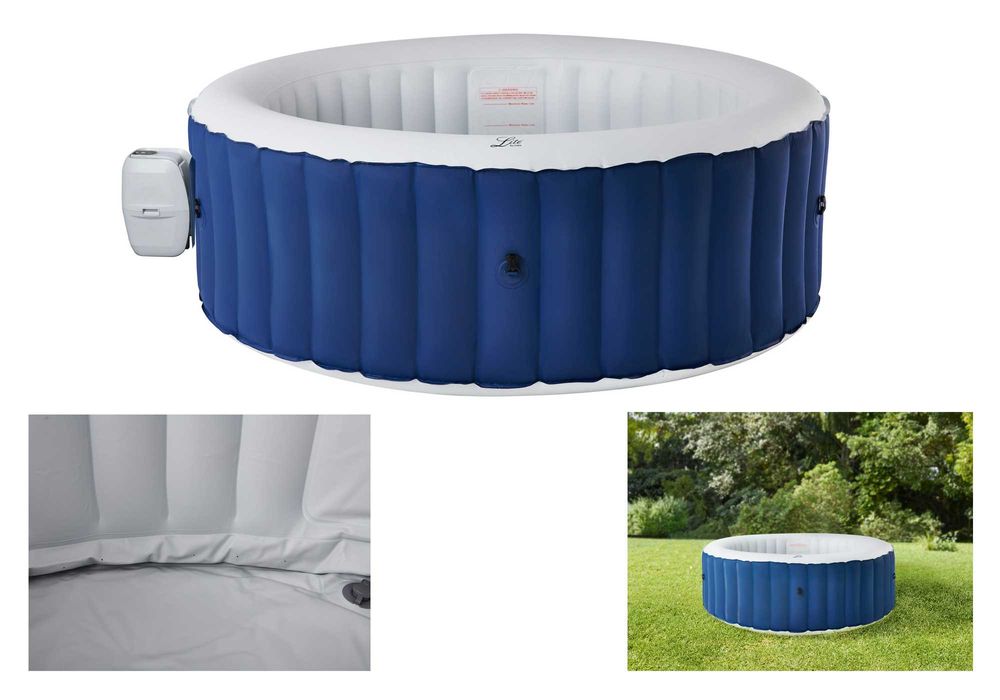 Dmuchane jacuzzi basen SPA 4 osoby 118 powietrznych dysz masujących