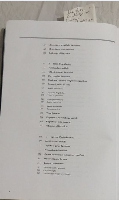 Planificação e avaliação do ensino e aprendizagem