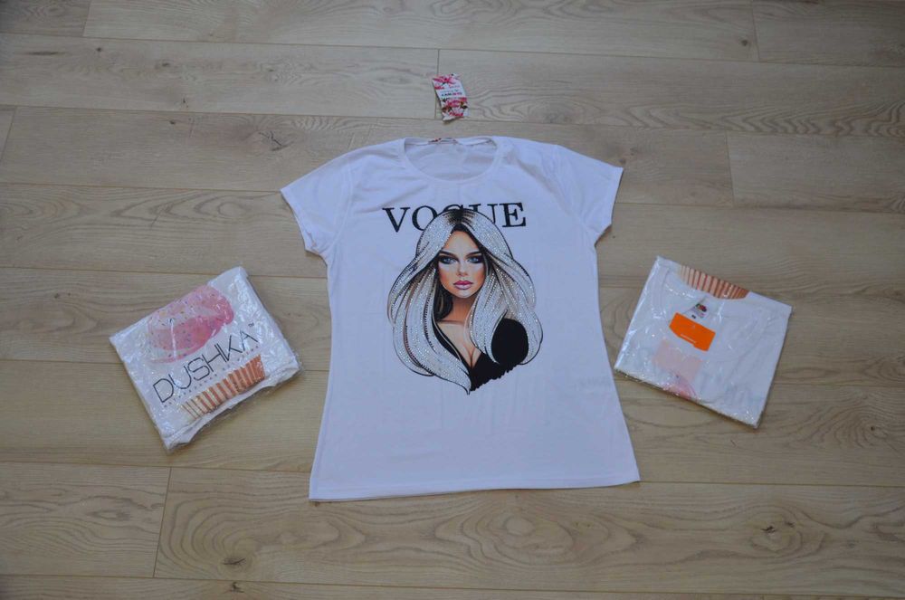 Футболка жіноча біла M XL