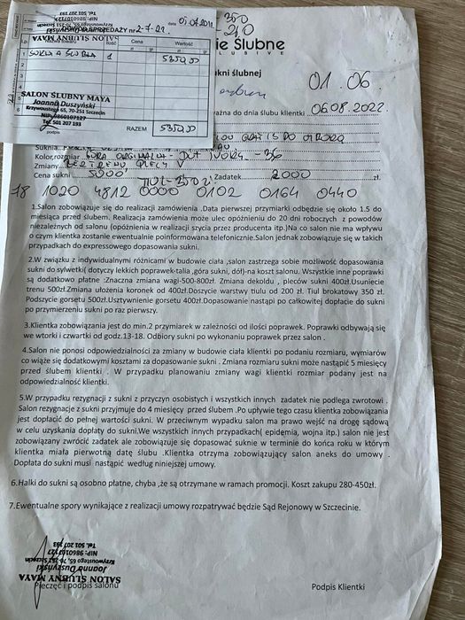 Suknia ślubna model Nuria