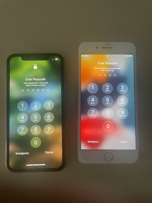 Iphones 7 plus e XR bloqueados