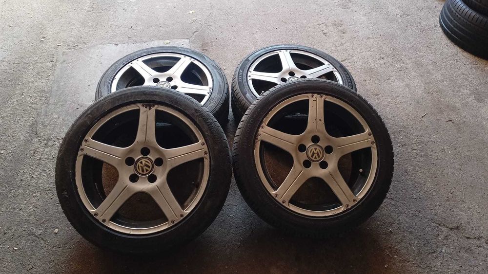 Koła opony letnie aluelgi Vw Polo golf 5x100 et38 205/45 R16