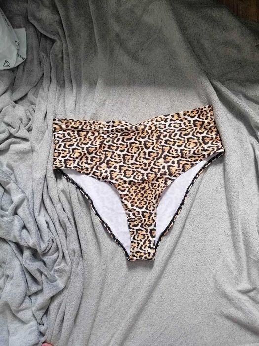 Panterka dół od bikini stroju kąpielowego plus size 48 50  wysoki stan