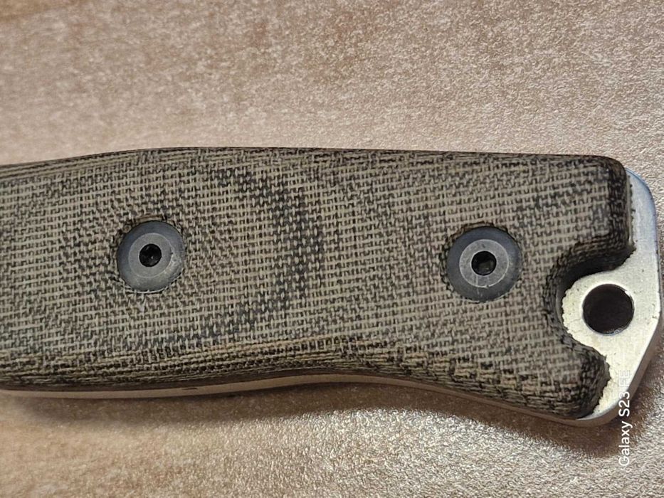 Nóż Molletta Natural Canvas Micarta,