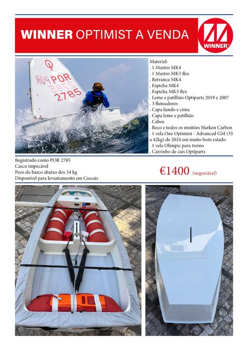 Barco Optimist Winner
